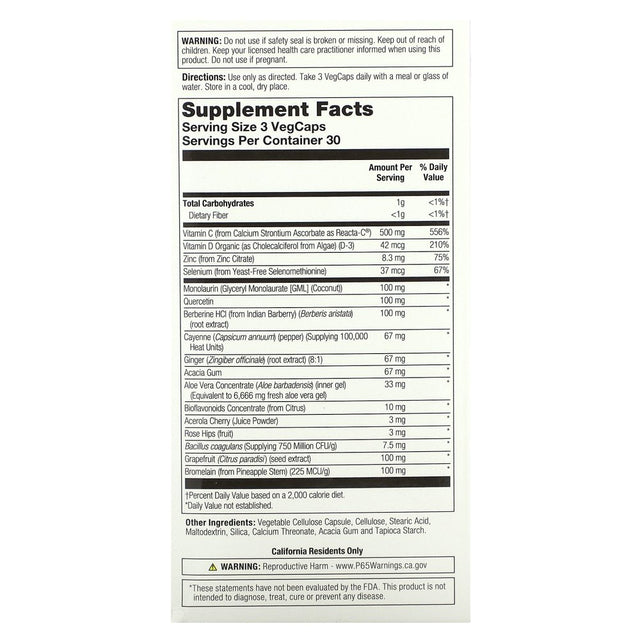 Solaray - Immufight Respiratory Support - 90 Veg Capsules