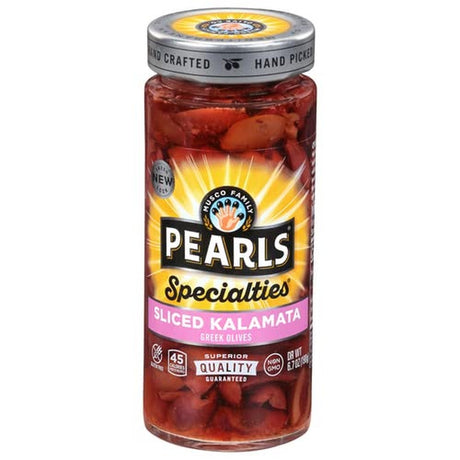 Pearls Specialties Greek Olives Spiced Kalamata (Pack of 6)