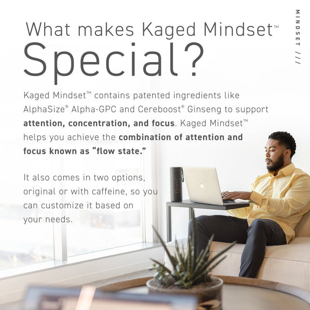 Kaged Mindset Nootropic: Focus, Productivity, Memory, Mood