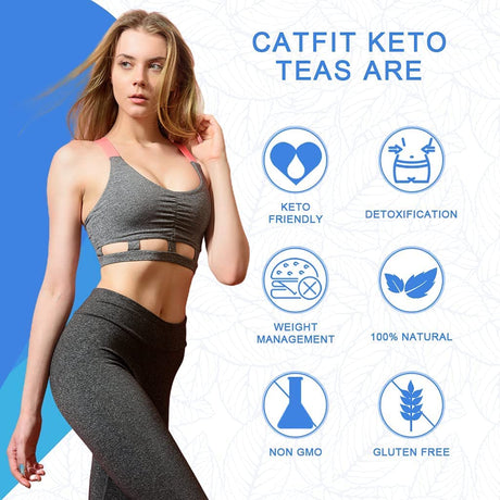 Keto Detox Tea for Belly Fat and Colon Cleanse - All Natural Detox and Cleanse, Supports a Healthy Weight, Helps Reduce Bloating, Natural Energy, Supports Immune System, Vegan, 28 Day