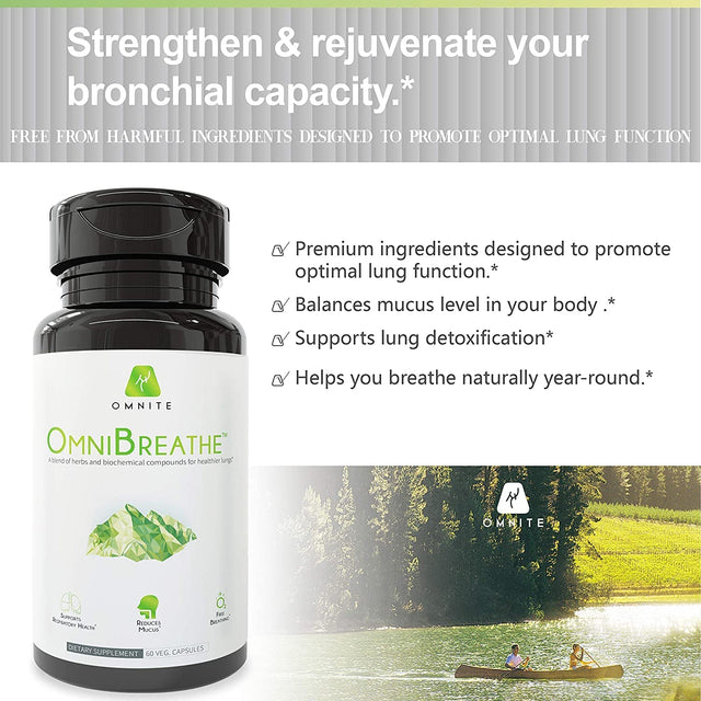 Fuxion 10-Day Boost Kit W. Possitive Results - [Omnibreathe] 3 Times W. Meal for Deep Lung Cleanse to Restore Fresh Breathe & [Prunex 1] before Sleep for Gentle Colon Detox to Get Constipation Relief