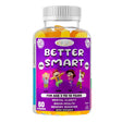 Kids Brain Booster Supplement Memory Supplement for Brain Vision & Heart Health, Attentive Child Supplement Focus Supplement for Kids. 60 Gummies