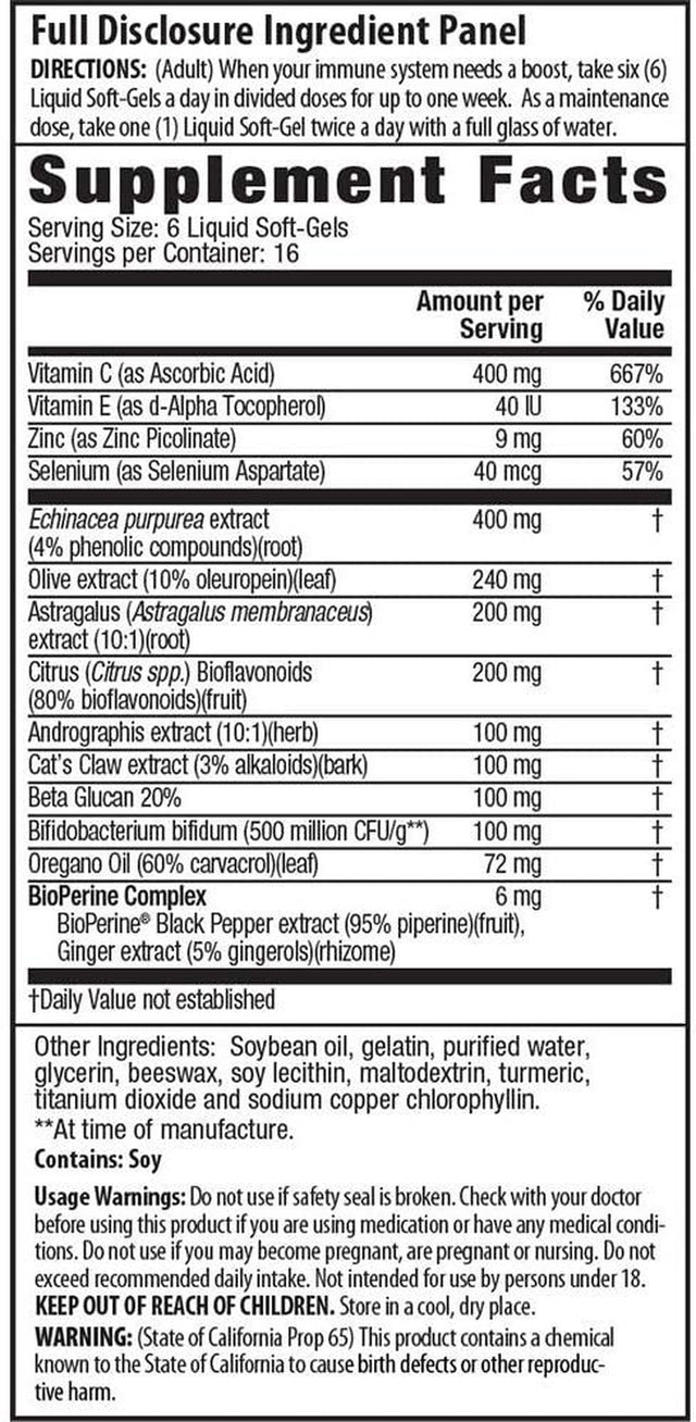 Irwin Naturals Immune Support Supplement Immuno Shield - 100 Ct + Pill Case