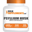 Bulksupplements.Com Psyllium Husk Capsules, 1400Mg - Fiber Supplements (240 Veg Capsules - 120 Servings)