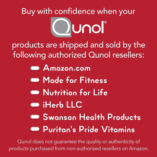 Qunol Ultra Coenzyme Q10 (Coq10) 100Mg Softgels, 120 Ct.