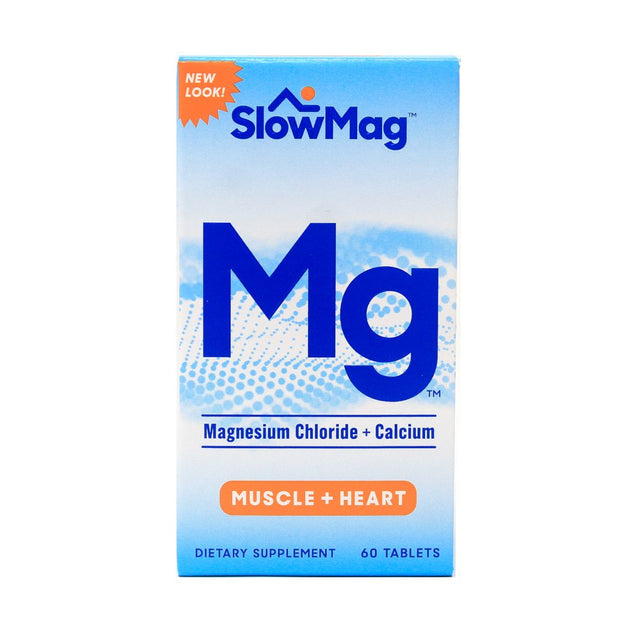 Slow-Mag Slow-Mag Magnesium Chloride with Calcium, 60 Tabs (Pack of 3) Packaging May Vary