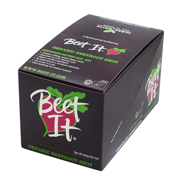 BEET IT Circulation - Organic Beet Juice Shots - Concentrated Non GMO Beet Shots (15X2.4 Fl. Oz.) - Natural Source of Dietary Nitrate for Heart Health.