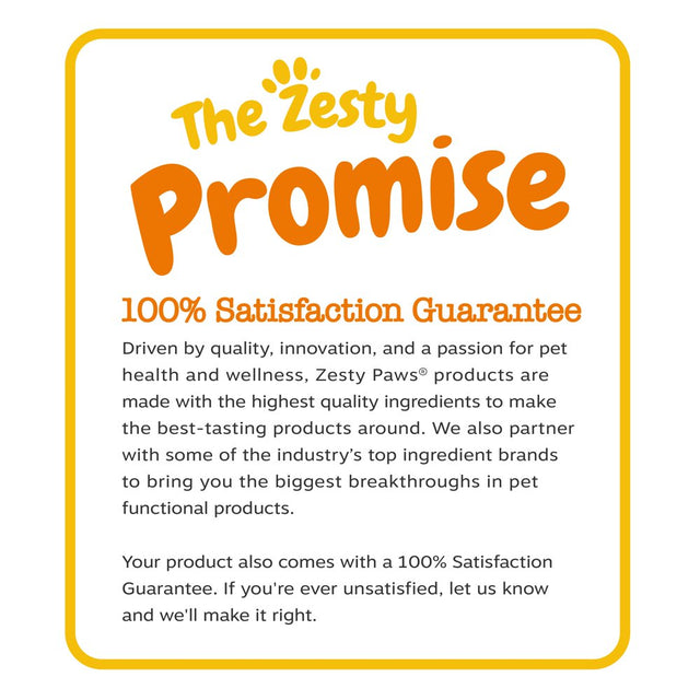 Zesty Paws Gut Health Senior Advanced Probiotic Bites for Senior Dogs, Gut Flora & Immune Support, Functional Digestive Health Dog Supplement, Chicken Flavor, 90 Count Soft Chews