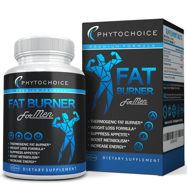 Diet Pills Fat Burner That Work Fast for Men Natural Weight Loss Men Belly 60 Capsules