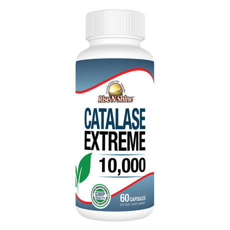 Catalase Extreme 10,000 Dietary Supplement Capsules, 60 Count