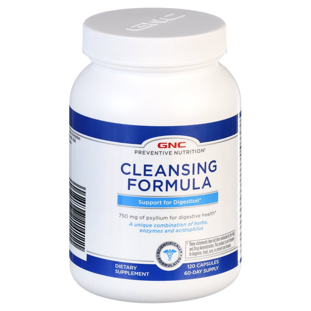 GNC Cleansing Formula, 120 Capsules, Daily Digestive Supplement