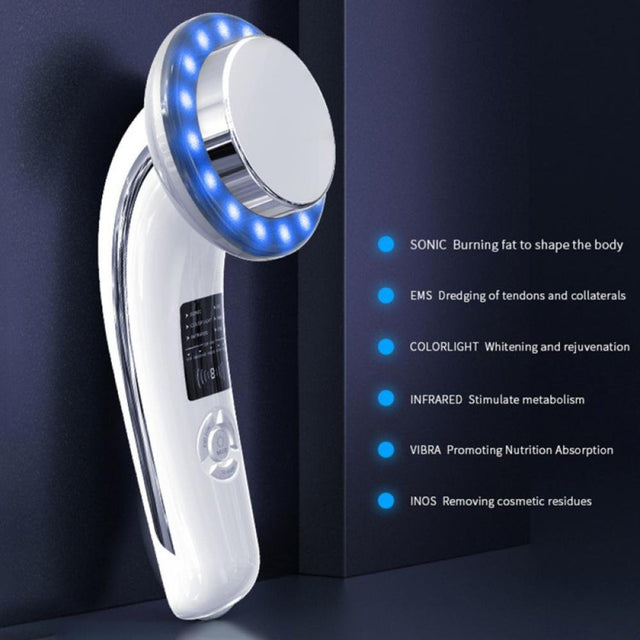 DA BOOM Multifunctional Facial Body Sliming Skin Tightening Beauty Massage Machine Fat Burner Weight Loss Anti-Wrinkle anti Cellulite Facial Body Massager