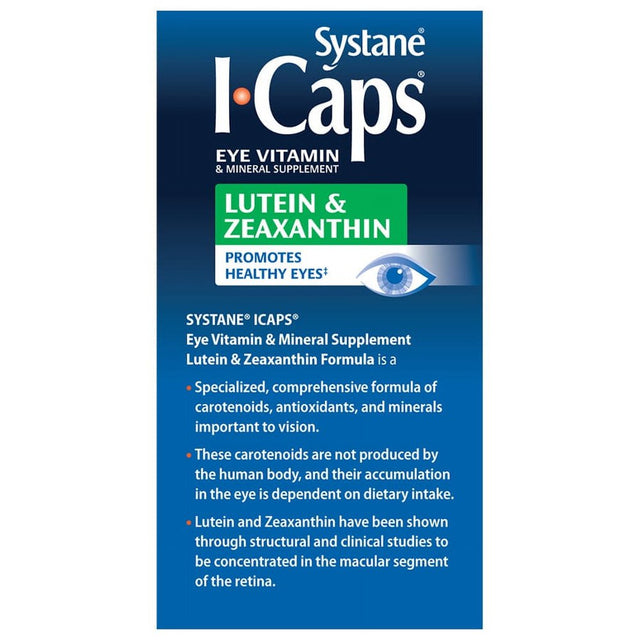 Systane ICAPS Eye Vitamin AREDS, 120 Coated Tablets