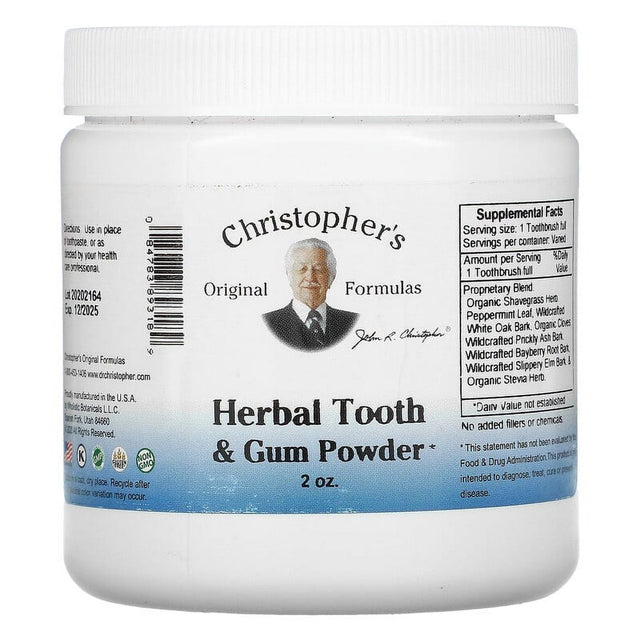 Christopher'S Original Formulas Herbal Tooth Powder 2 Oz