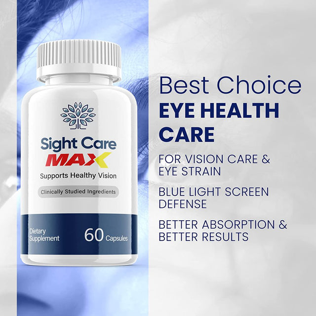 (2 Pack) Sight Care Max - Revolutionary Advanced Vision Matrix Formula - Supports Healthy Vision - Dietary Supplement for Eyes Sight - 120 Capsules