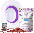 Fivona 2-In-1 Yoni Steaming Kit over the Toilet Seat with V Steam Herbs Blue Moon Recipe for Detox, Cleansing, PH Balance and Odor Control