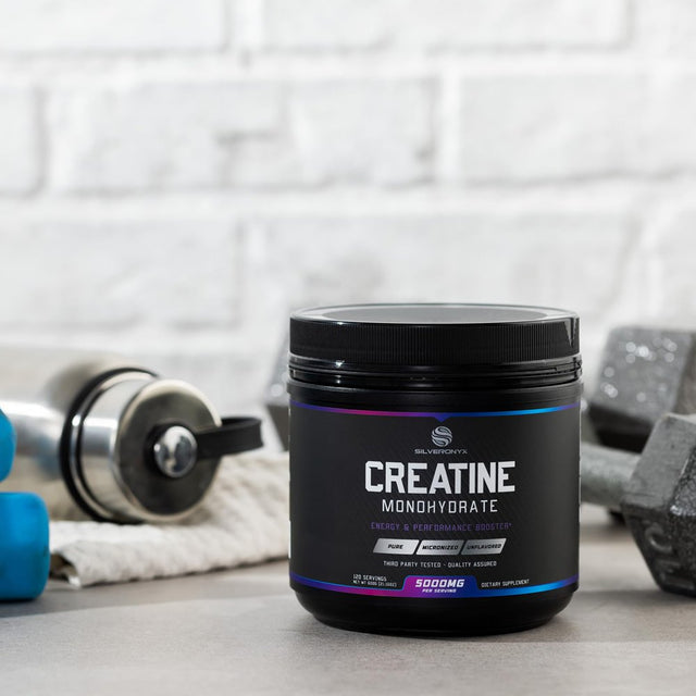 Pure Creatine 5000Mg (5G) - Micronized Creatine Monohydrate Powder Unflavored, Keto Friendly - Creatine Pre Workout, Supports Muscle Building & Strength, Vegan, Keto, Gluten-Free - 60 Servings