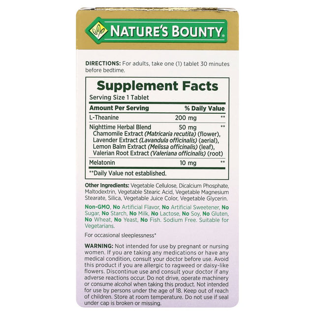 Nature'S Bounty Sleep3, 120 Ct.