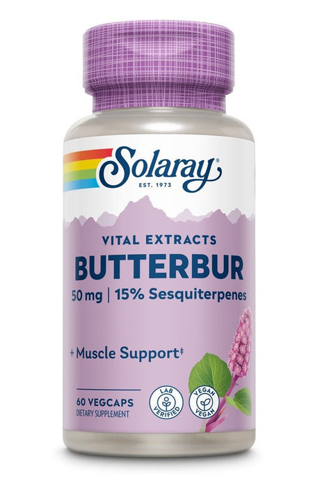 Solaray Butterbur -- 50 Mg - 60 Vegcaps