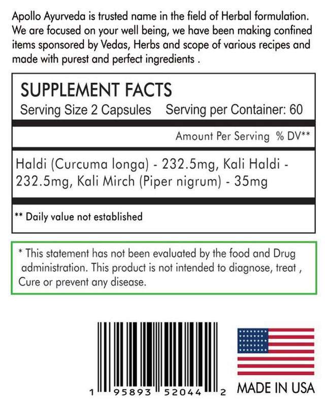 Natural Liver Cleanse and Detox Supplement Made with Organic Kali Haldi (Berberis Aristata) Turmeric(Curcumin) and Black Pepper | 60 Veg Capsules | Made in USA - Hepato-Clenz