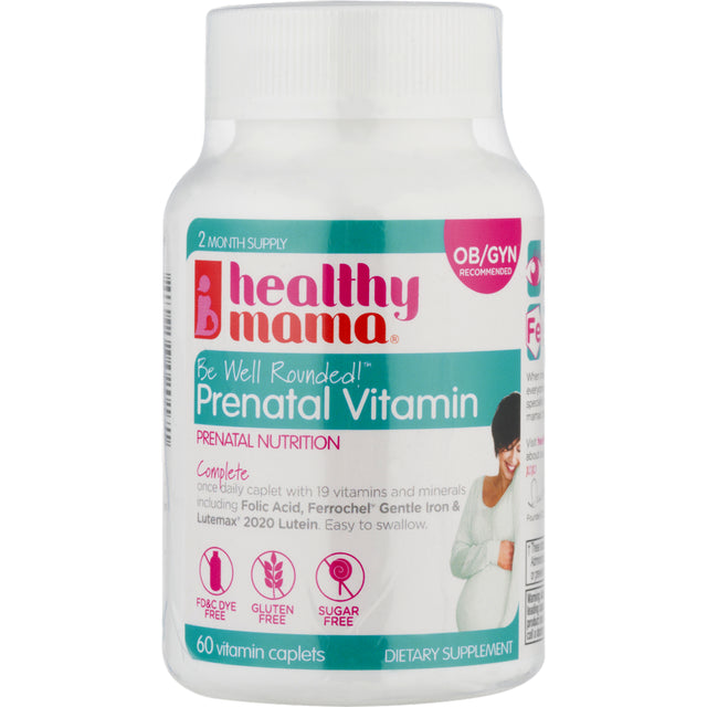 Healthy Mama Be Well Rounded! Prenatal Vitamins, 60 Count