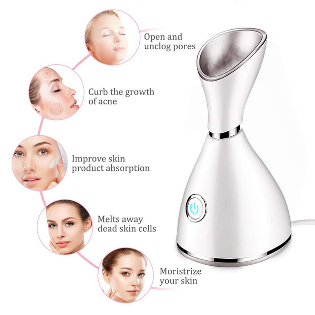 YEVIOR Facial Steamer,Nano Ionic Face Steamer,Facial Moisturizers Mist Sprayer