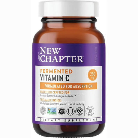 New Chapter Fermented Vitamin C - 30 Tablets