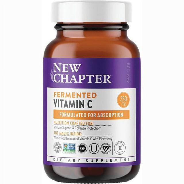 New Chapter Fermented Vitamin C - 30 Tablets