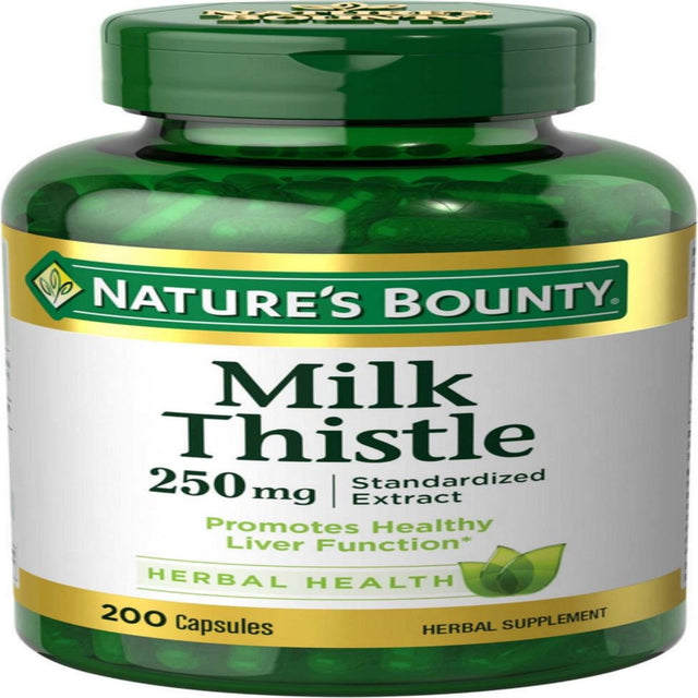 Nature'S Bounty Milk Thistle 250 Mg Capsules 200 Each - (Pack of 2)