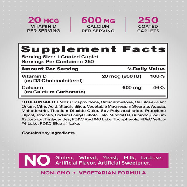 Calcium 600Mg with Vitamin D3