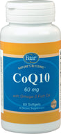 Coq10 with Omega-3 Fish Oil - 60 Softgels