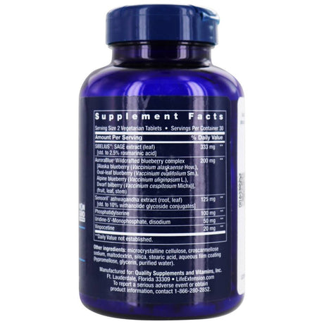 Life Extension Cognitex with Pregnenolone & Brain Shield Softgels, 90 Ct