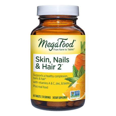 Megafood Skin, Nails & Hair 2, 60 Tablets