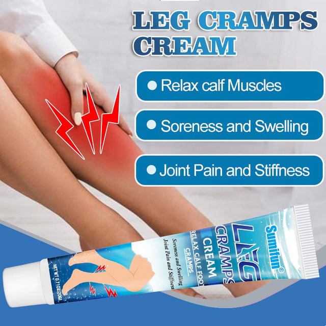 Relaxing Leg Cream, Deep Penetrating Topical for Pain and Restless Leg Syndrome Relief, Soothe Cramping, Discomfort, and Tossing