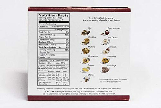 Ideal Protein Compatible Protidiet High Protein Crunchy Cereal Chocolate Bars