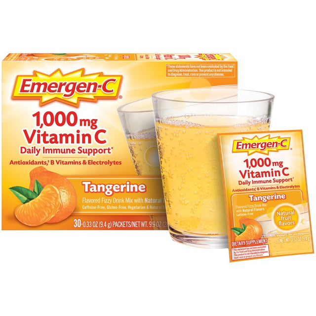 Emergen-C Vitamin C Supplement Powder for Immune Support, Tangerine, 60 Ct