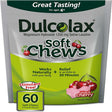 Dulcolax Soft Chews 1200Mg Laxative, Black Cherry, 60 Ct