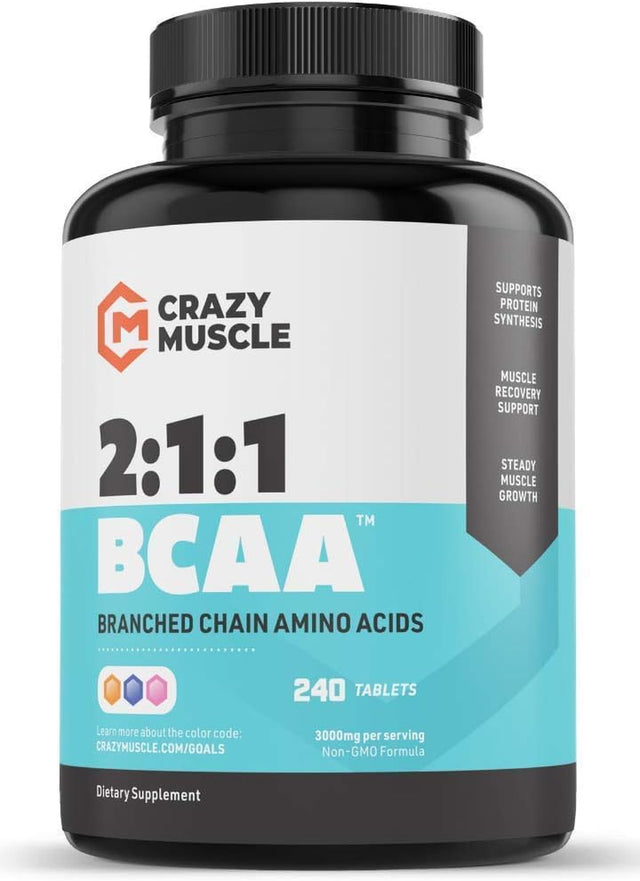 Crazy Muscle Stock up & Save: Get 2 Extra Months of BCAA at 8% Off