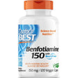 Doctor'S Best Benfotiamine with Benfopure, Non-Gmo, Gluten Free, Vegan, Helps Maintain Blood Sugar Levels, 150 Mg, 120 Veggie Caps