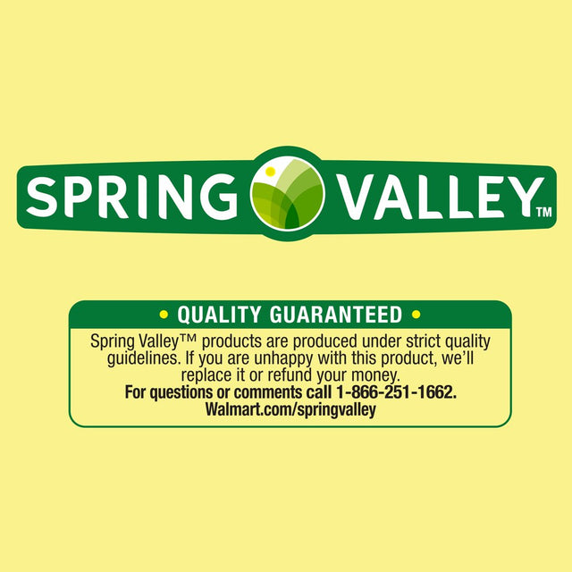 Spring Valley Quercetin Immune Support Dietary Supplement Vegetarian Capsules, 500 Mg, 60 Count