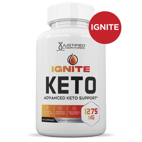 (5 Pack) Ignite Keto ACV Pills 1275Mg Alternative to Gummies Dietary Supplement 300 Capsules