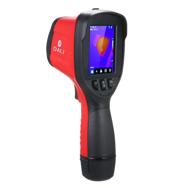 DALI Professional IR Thermal Imager 160X120 Infrared Thermal Imaging Camera 3.2-Inch LCD Screen Rechargeable Handheld Temperature Auto Tracking Free Focus Thermal Imager with 16GB Memory, 4