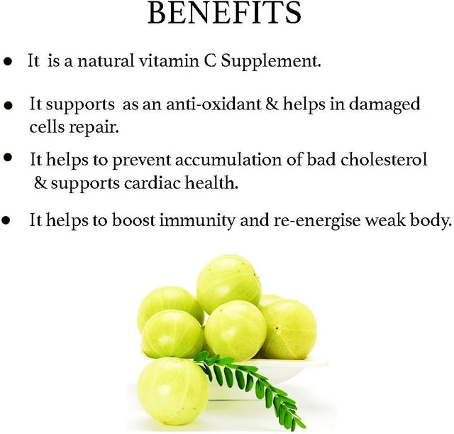 Amla Powder - 1 Pound / 16 Oz ( Indian Gooseberry) | Anti-Hair Fall & Anti-Dandruff | Vitamin C & Anti-Oxidant Skin Supplement | Immunity Booster & Damaged Cells Repair | Best Superfood & Re-Energizer