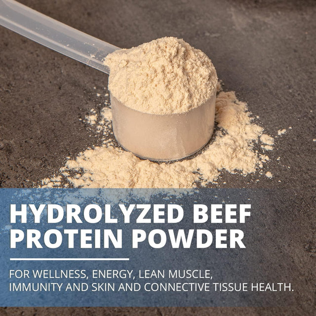 Pureclean Protein Bone Broth Protein Powder - Hydrobeef Beef Protein Powder W/Collagen Peptides - Rich in Eaas Bcaas - Makes Great Snacks & Smoothies - Pure Paleo Post Workout (2 Bags Unflavored)