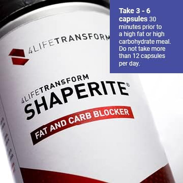 4Life Shaperite - Weight Management Supplement with Chitosan, White Bean Extract, Dragon Fruit, and Yeast Hydrolysate - Supports Metabolism and Heart Health - 90 Capsules