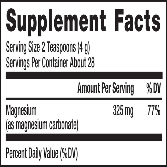 Natural Vitality Calm Magnesium Citrate Supplement Powder Drink Mix, Raspberry Lemon, 4 Oz