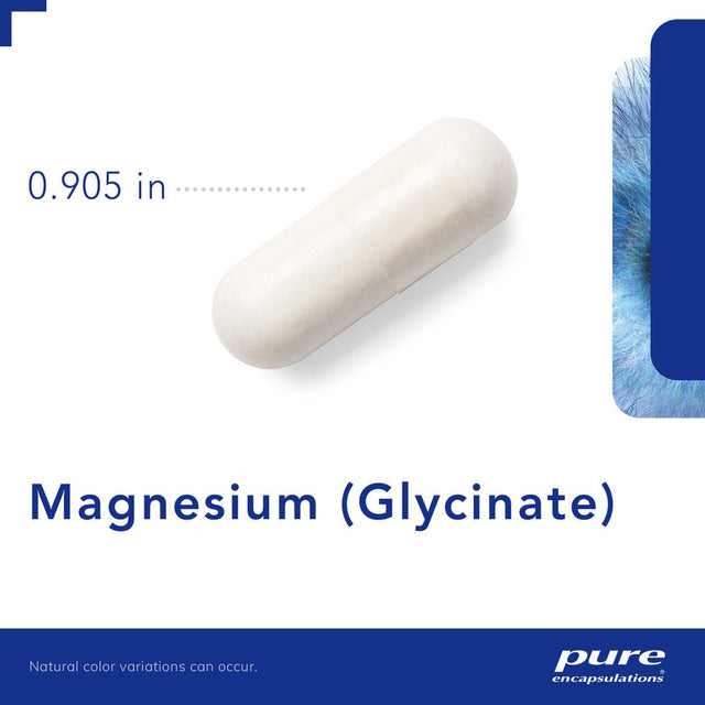 Pure Encapsulations Magnesium (Glycinate) | Supports Stress Relief, Sleep, Heart Health, Nerves, Muscles, and Metabolism* | 360 Capsules