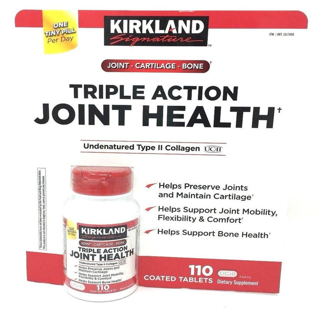 Triple Action 110 Tablets Joint Health Cartilage Bone Support