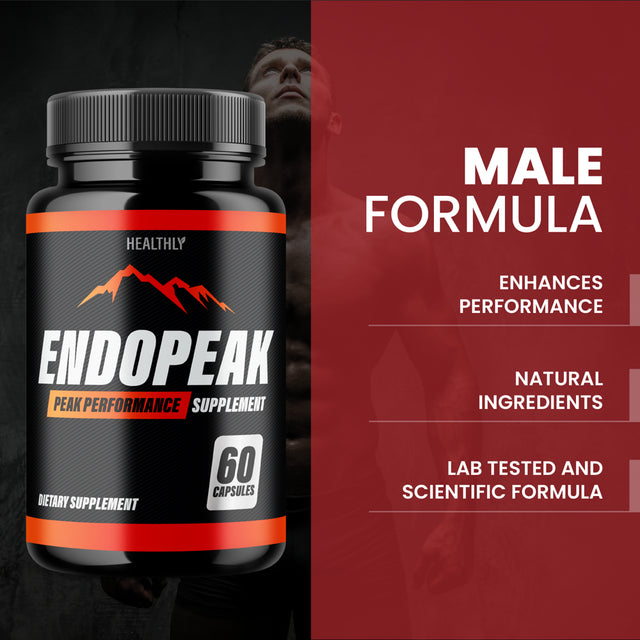 (5 Pack) Endopeak Supplement Male Support Powder Pills Pump Extra Strength Formula (300 Capsules)