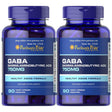 Puritan'S Pride GABA, Gamma Aminobutyric Acid, 750 Mg - 90 Capsules (2 PACK)